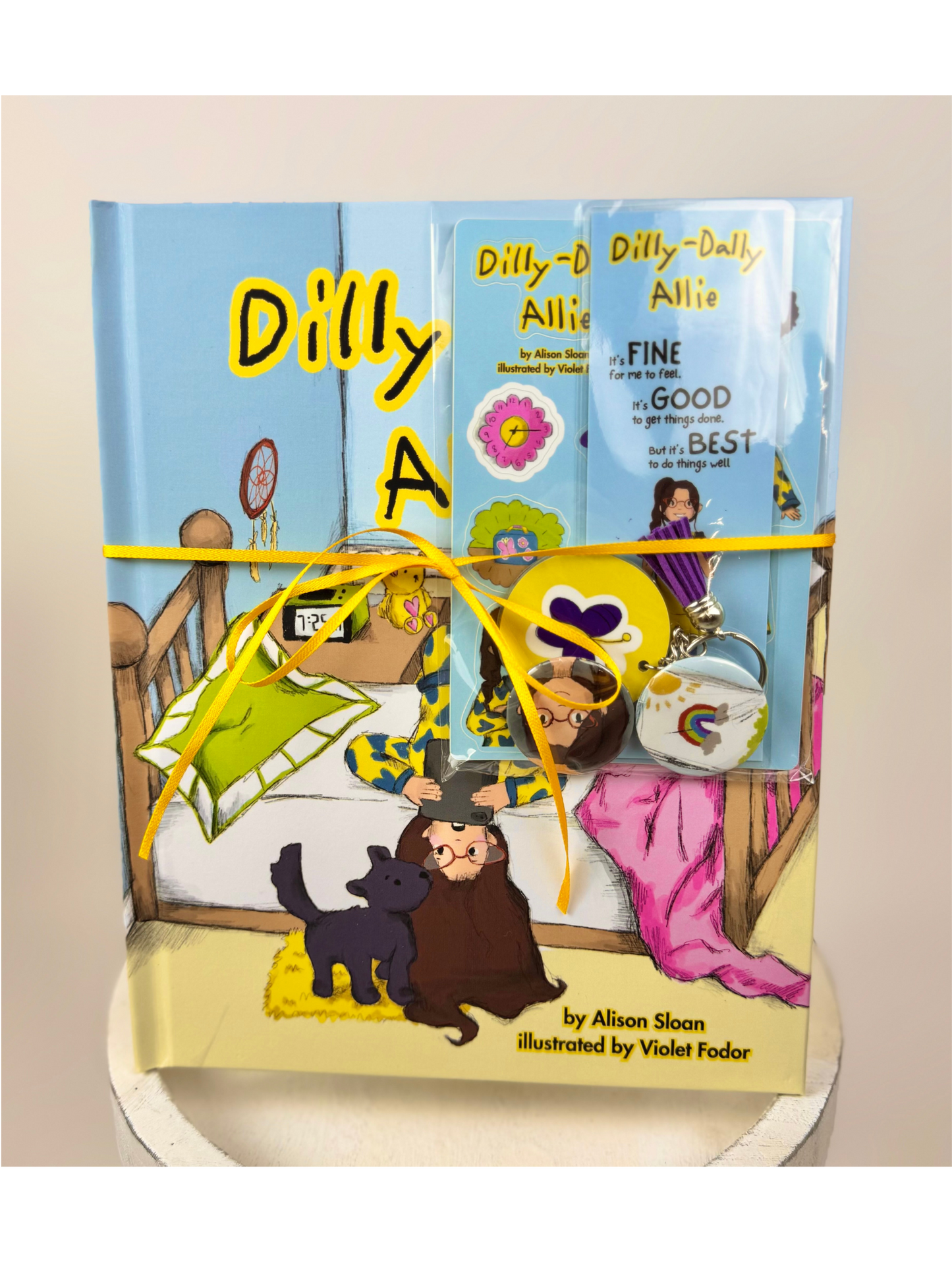 Dilly-Dally Allie Hardcover Children's Book Ultimate Gift Set