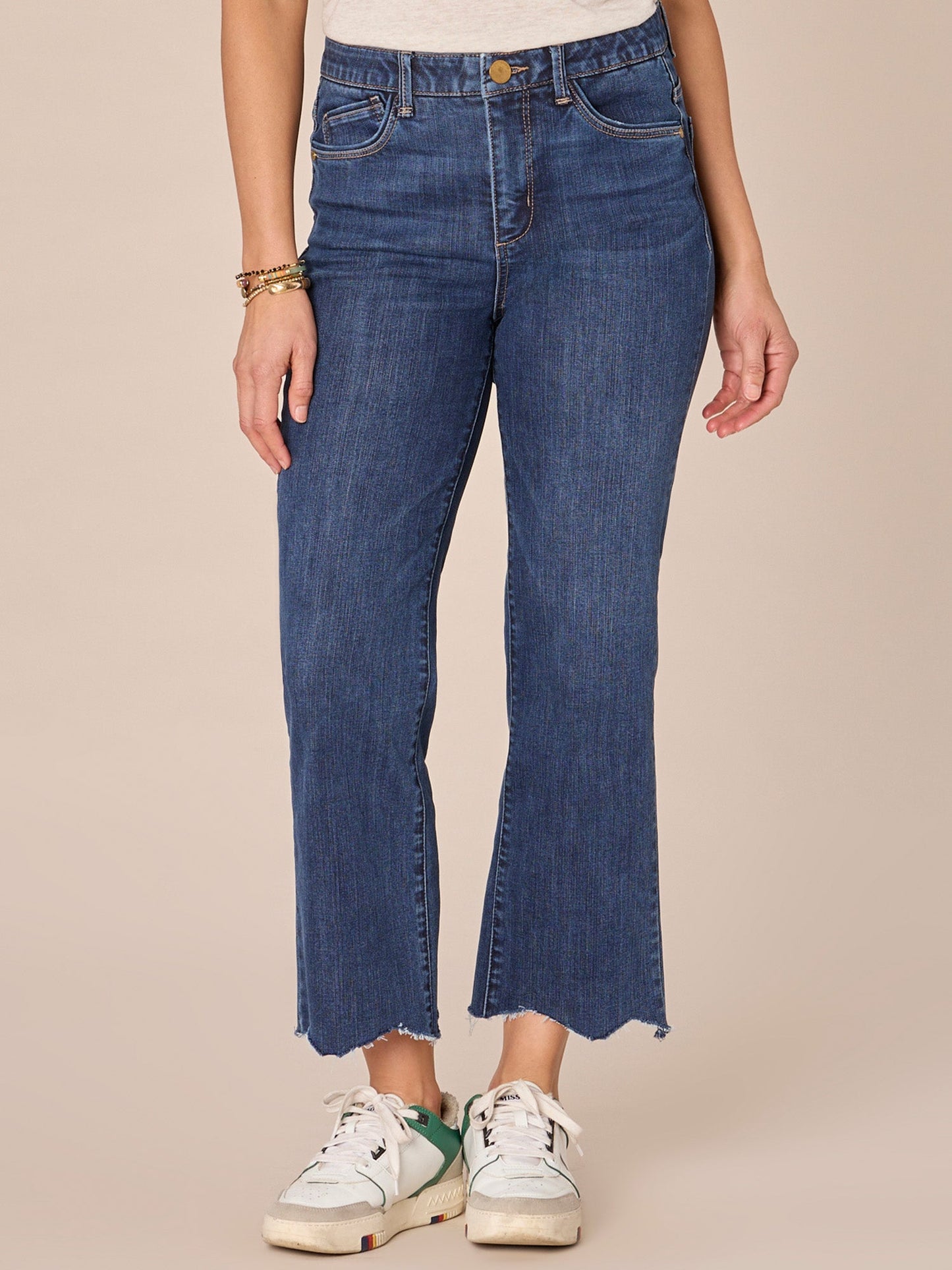 Absolution Skyrise Barely Boot Jean with Destroyed Scallop Hem
