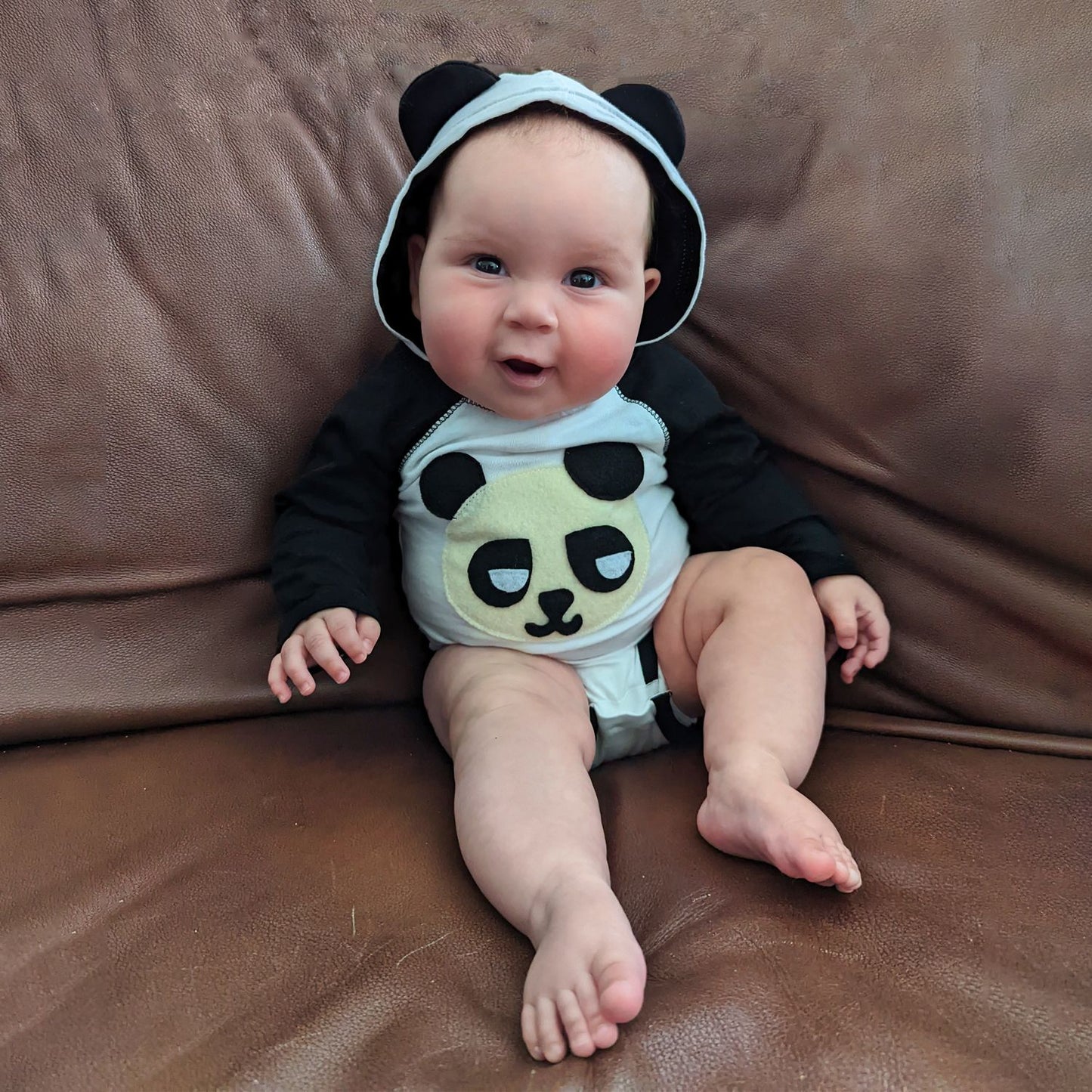 Panda - Onesie with Ears