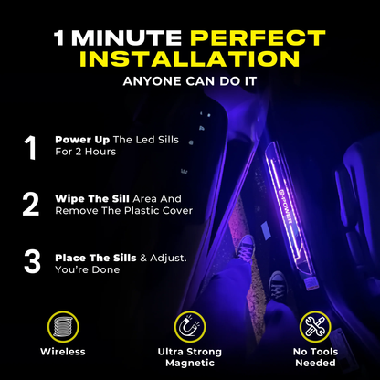 Dazzling ride LED Door Sill PRO