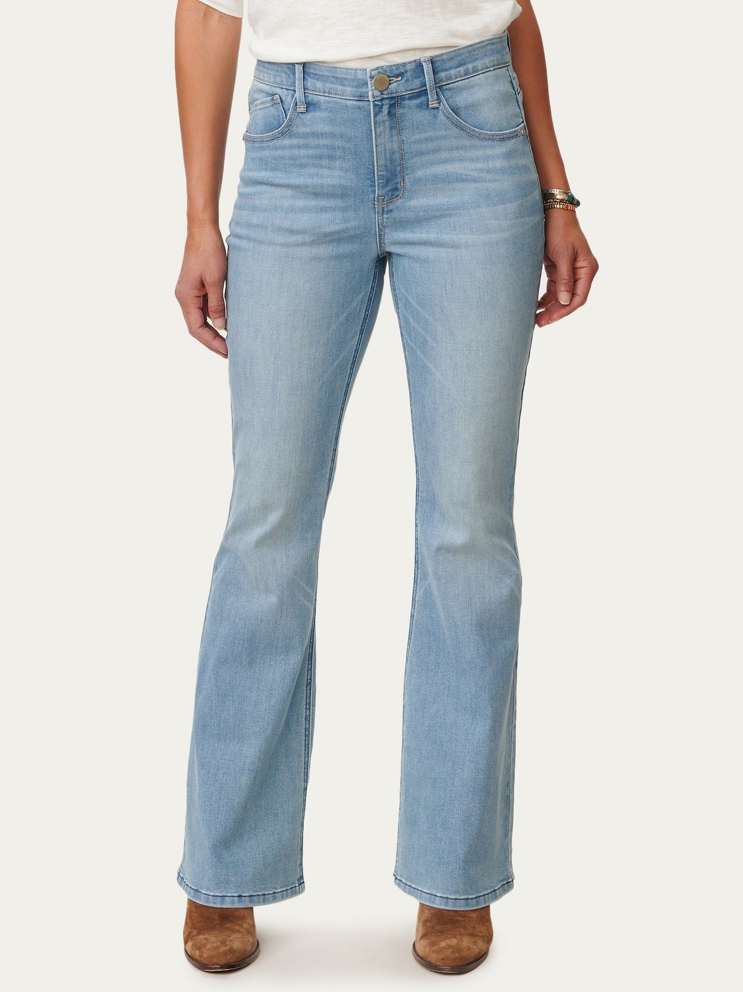 Absolution® Light Blue High Rise Out There Flare Jeans