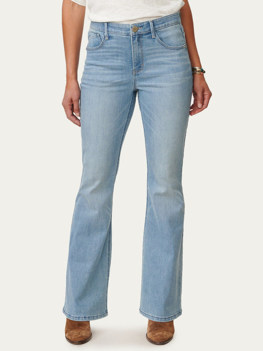 Absolution® Light Blue High Rise Out There Flare Jeans