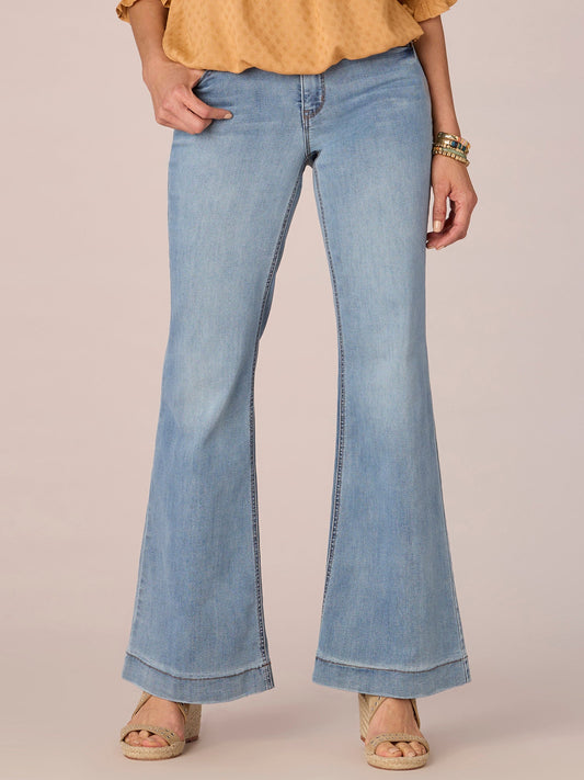Absolution® Light Blue High Rise Retro Flare Jean