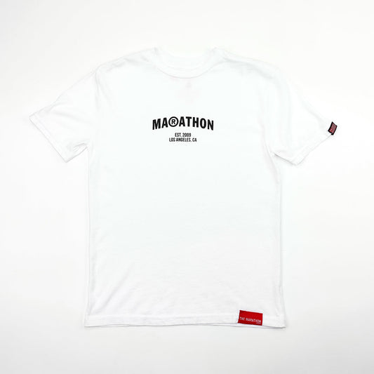 Marathon Registered Kid's T-Shirt - White/Black